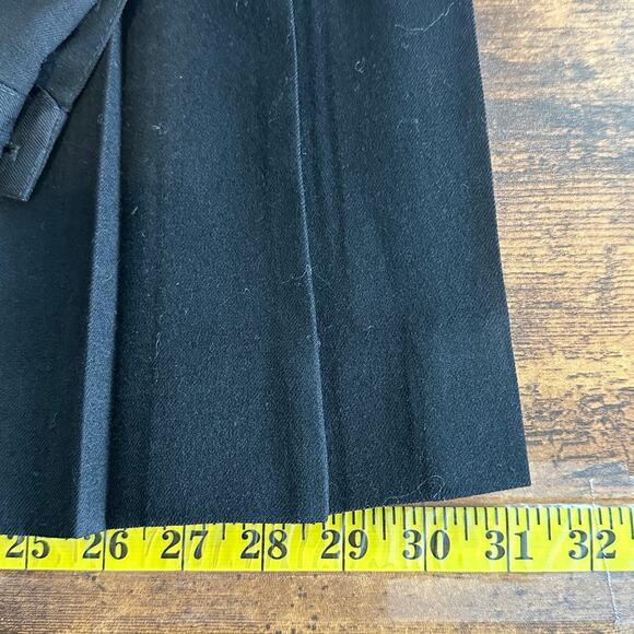 Vintage Talbots 100 Worsted Wool Pleated Skirt 16 Academia Preppy Goth EUC - Picture 6 of 9